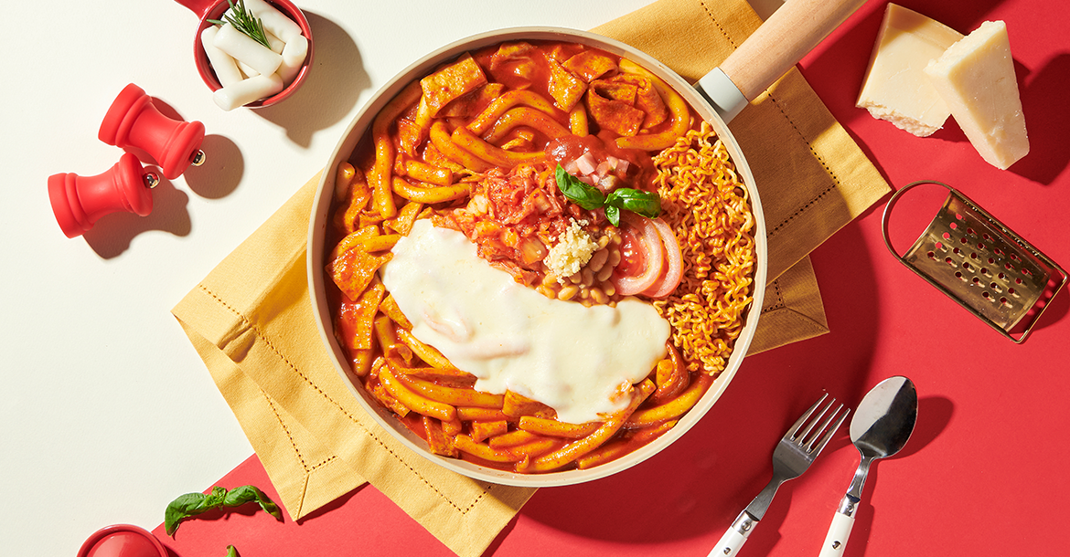 김치피자 떡볶이(3인분)